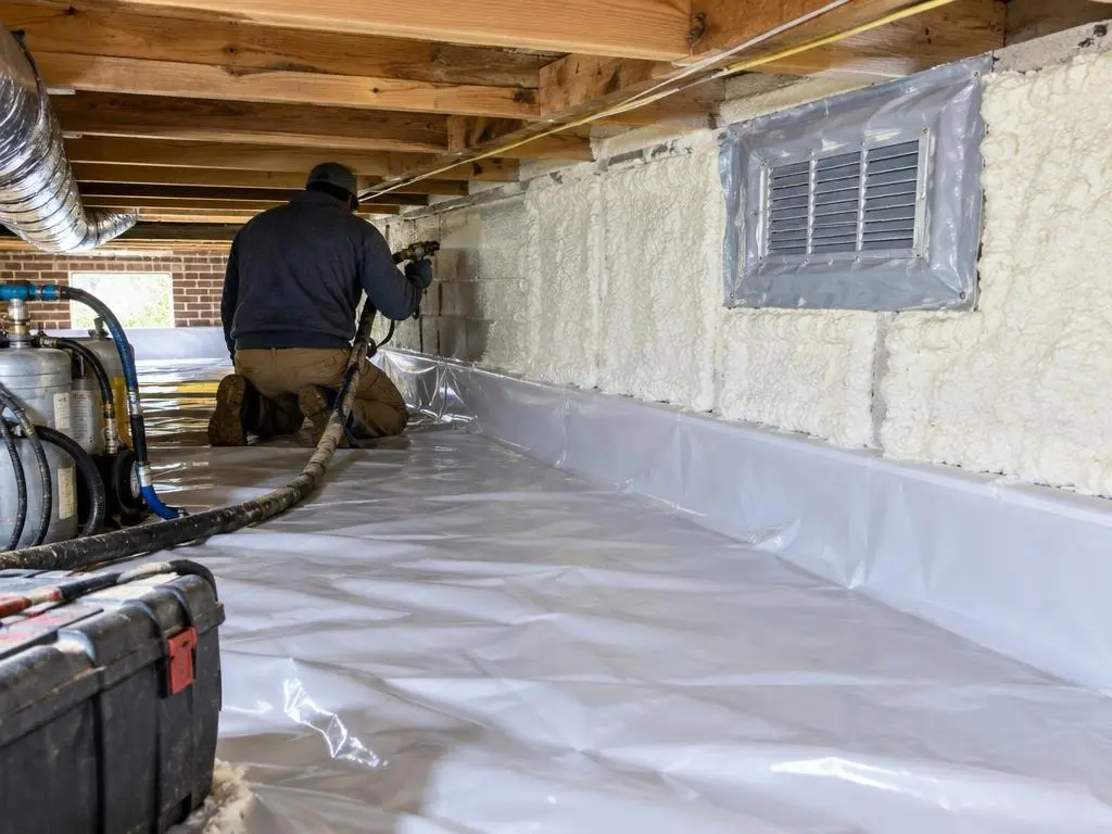 Crawl Space Encapsulation & Insulation in Bowling Green, KY