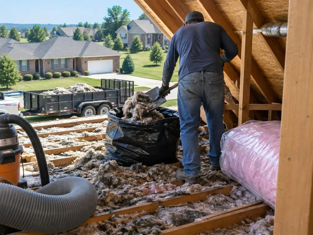 Old Insulation Removal in Bowling Green, KY